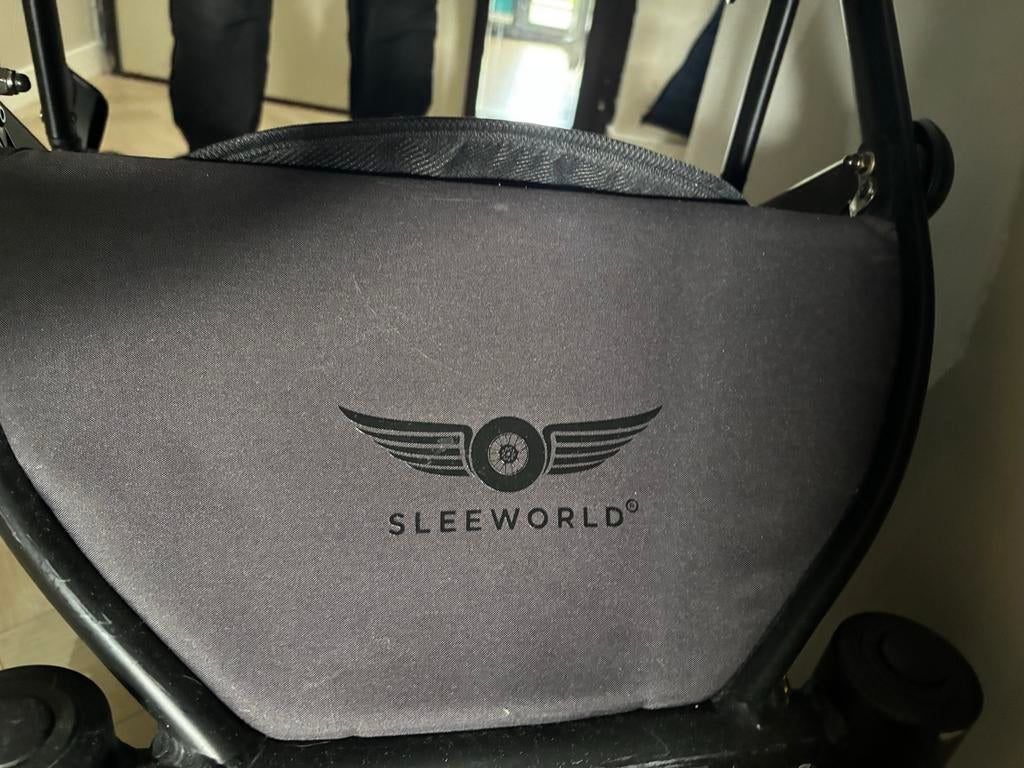 Sleeworld Kinderwagen – Zwart, Geschikt voor Alle Terrein, Ophalen of Verzenden, Gebruikt