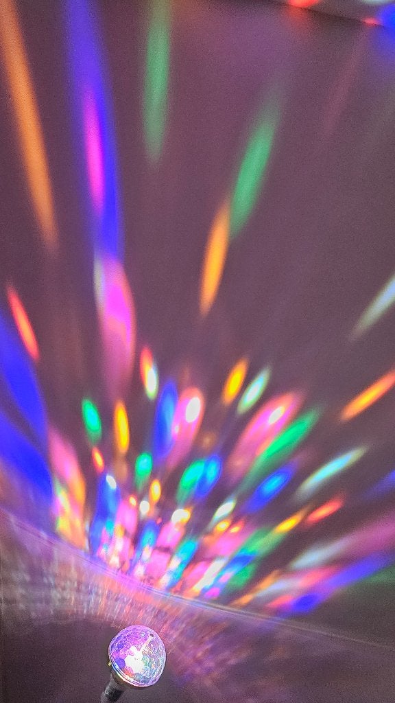 Njoy Led Roterende Discolamp Nieuw in doos, Ophalen of Verzenden, Nieuw, Discobol