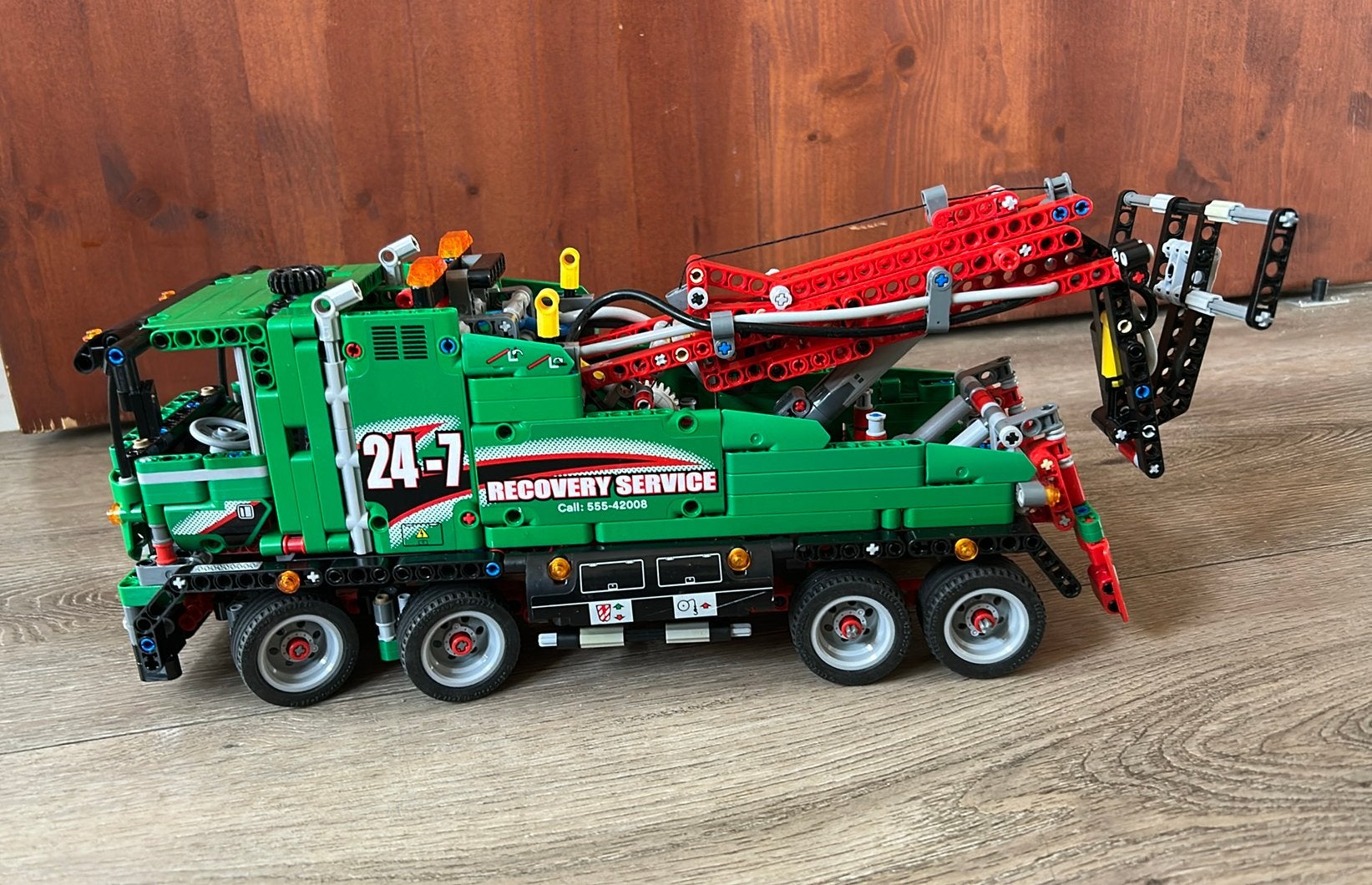 Lego technic 42008 service truck als nieuw, Lego, Inclusief instructies, Ophalen of Verzenden, Zo goed als nieuw