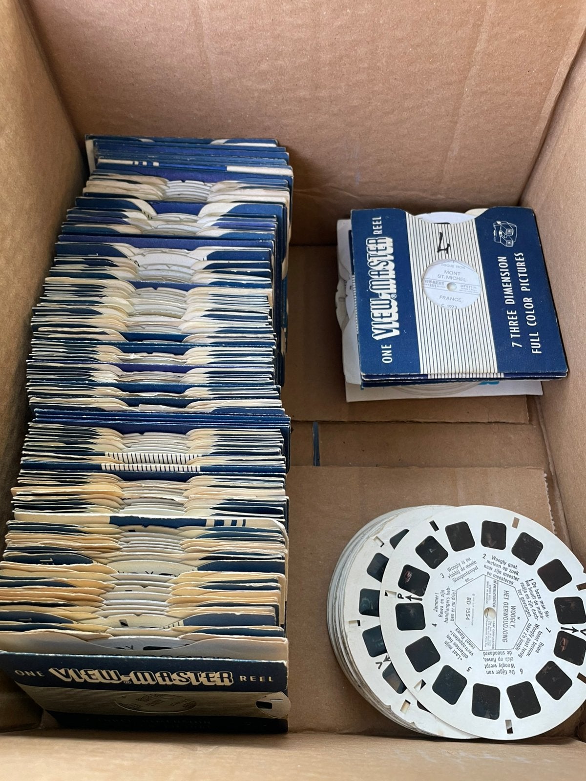 View-Master schijfjes: 200 reels, Verzenden, Gebruikt