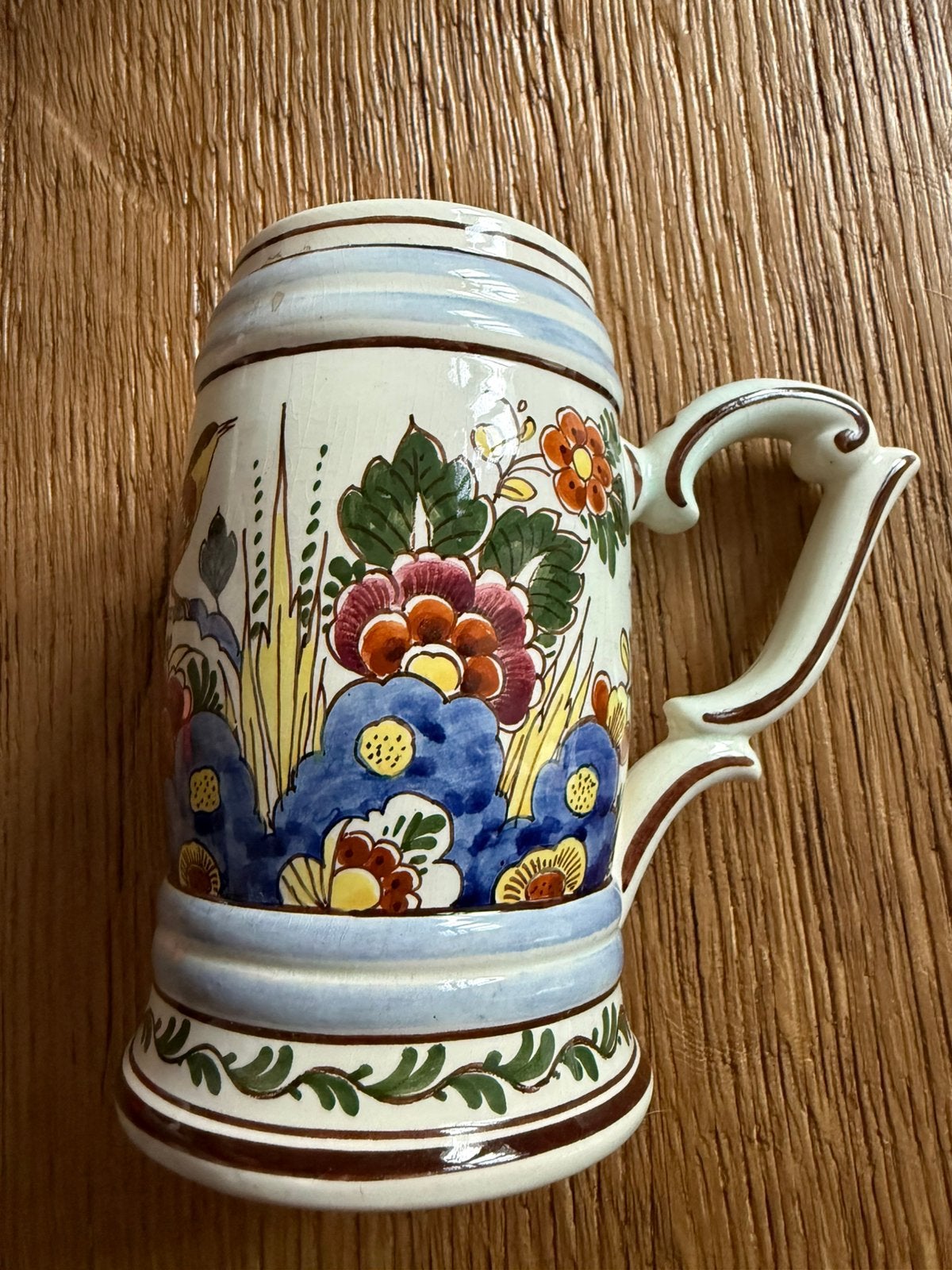 Antieke bierpul handwerk, Ophalen, Zo goed als nieuw, Porselein