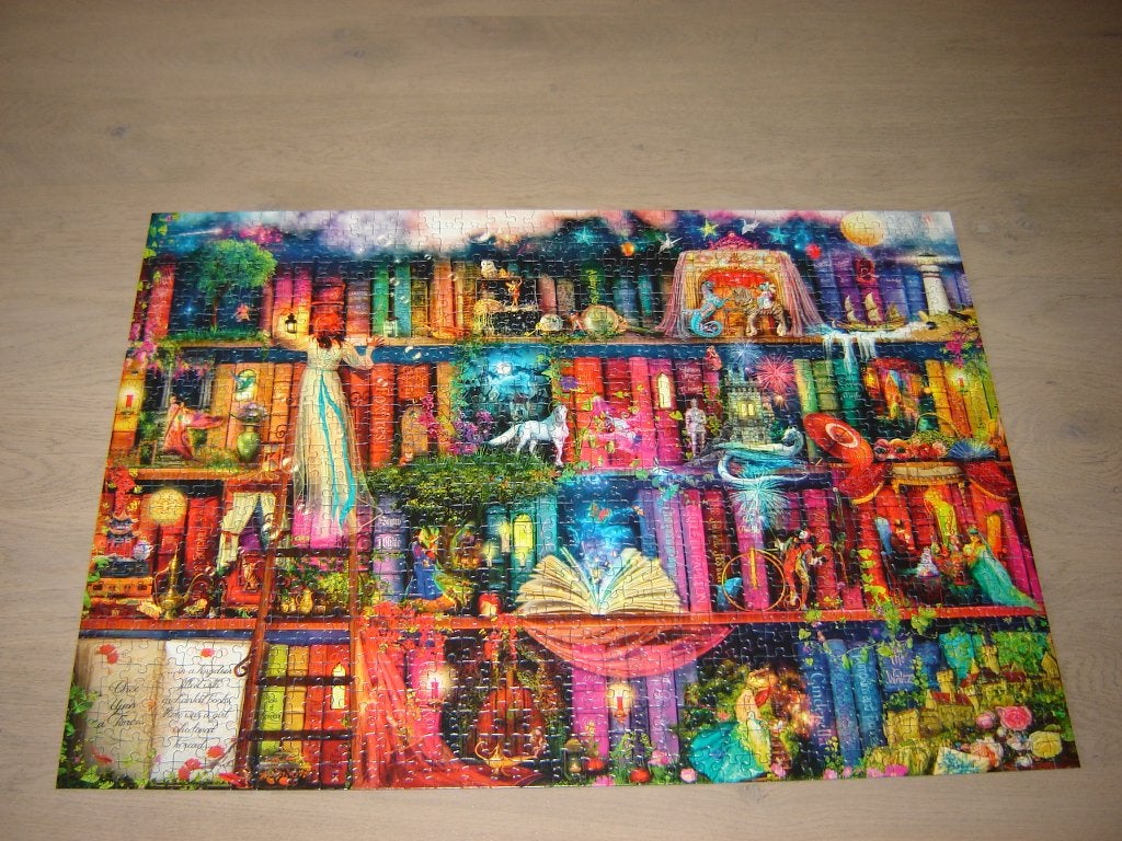 Puzzel Ravensburger FAIRYTALE FANTASIA 1000 st., Ophalen of Verzenden, 500 t/m 1500 stukjes, Zo goed als nieuw, Legpuzzel
