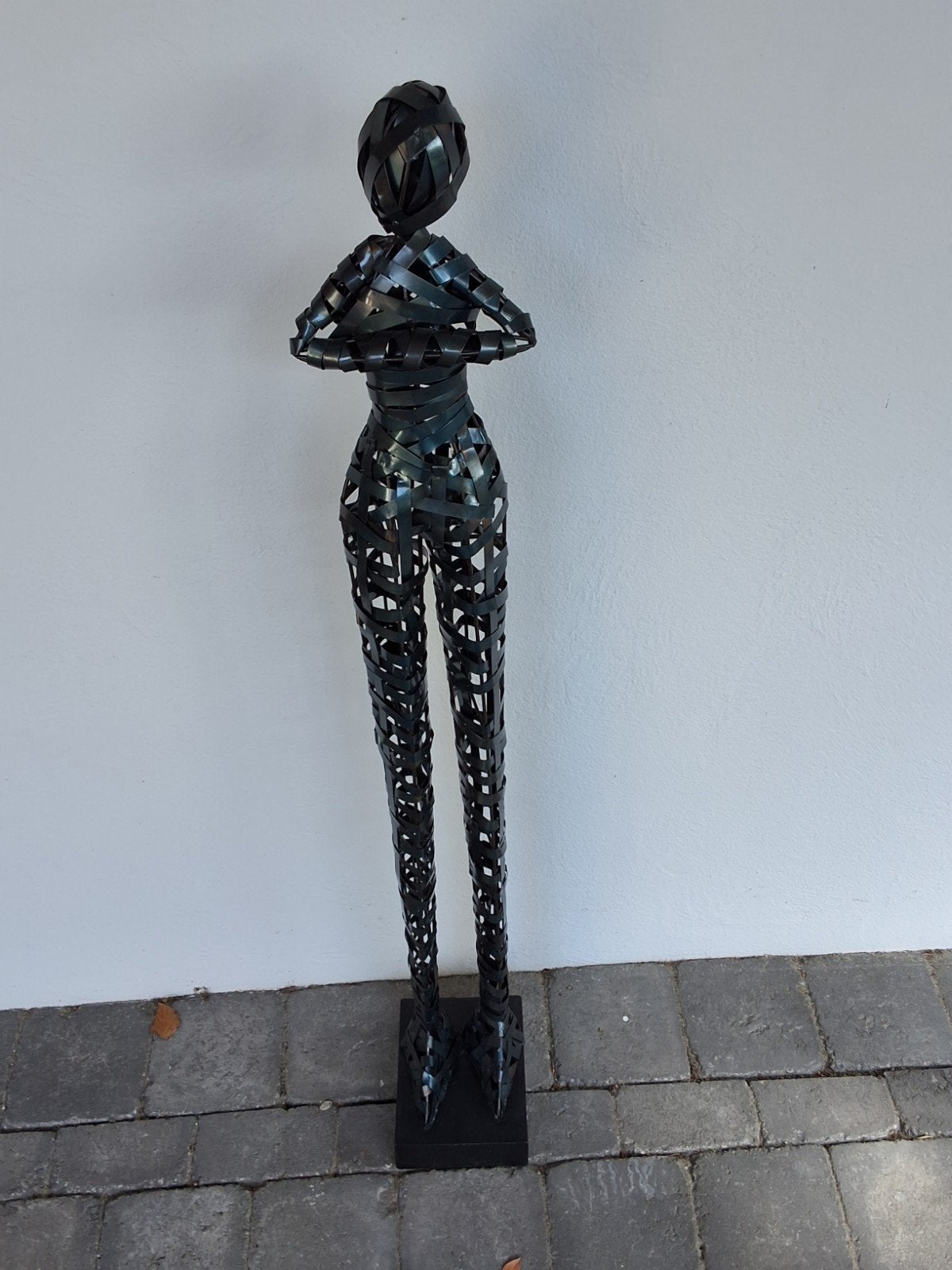 Brutalistisch metalen sculptuur, 1.05m hoog, Antiek en Kunst, Kunst | Beelden en Houtsnijwerken, Verzenden