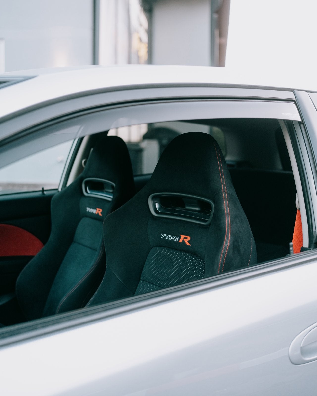 Honda Civic FD2 Type R Stoelen Zwart alcantara/suede, Auto-onderdelen, Ophalen, Gebruikt, Honda