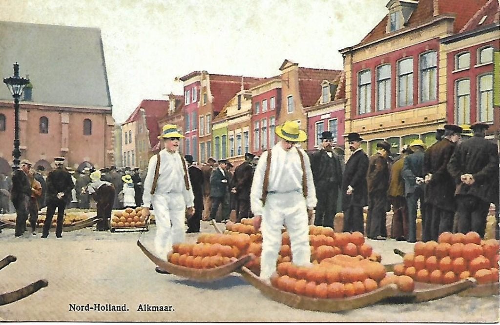 Alkmaar- -Kaasdragers., Verzenden, 1940 tot 1960, Ongelopen, Noord-Holland