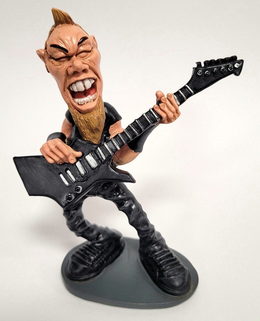 James Hetfield Metallica beeldje by Warren Stratford deco, Info@deconoord.nl, Deco Noord, Nieuw, Ophalen of Verzenden