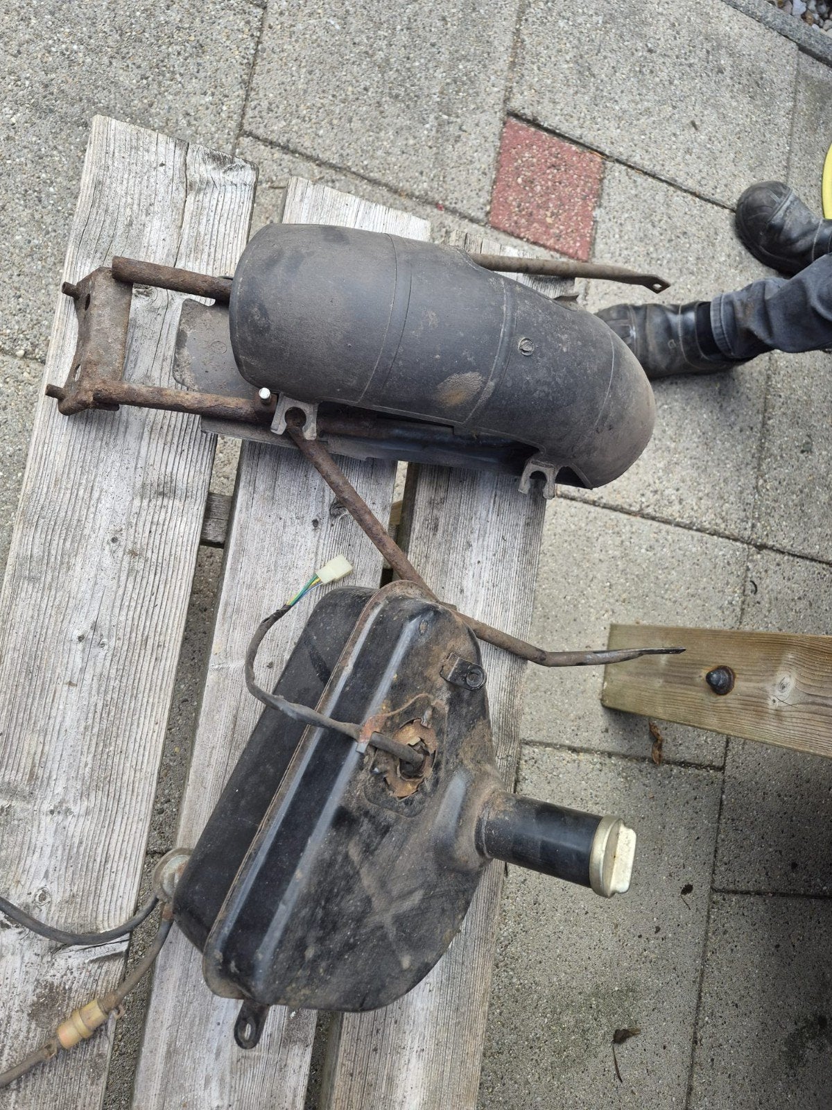 ZNEN ZN50QT-E Retro Scooter Onderdelen - Zwart, Ophalen, Gebruikt, Overige typen, Overige merken