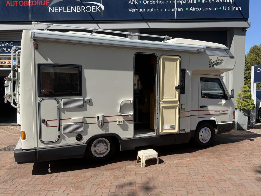 Mercedes-Benz MB 100 D-L Karmann Nwe apk 05-2028 Bj 1988 Vak, Caravans en Kamperen, Campers, Ringverwarming, Reservewiel, Mercedes-Benz