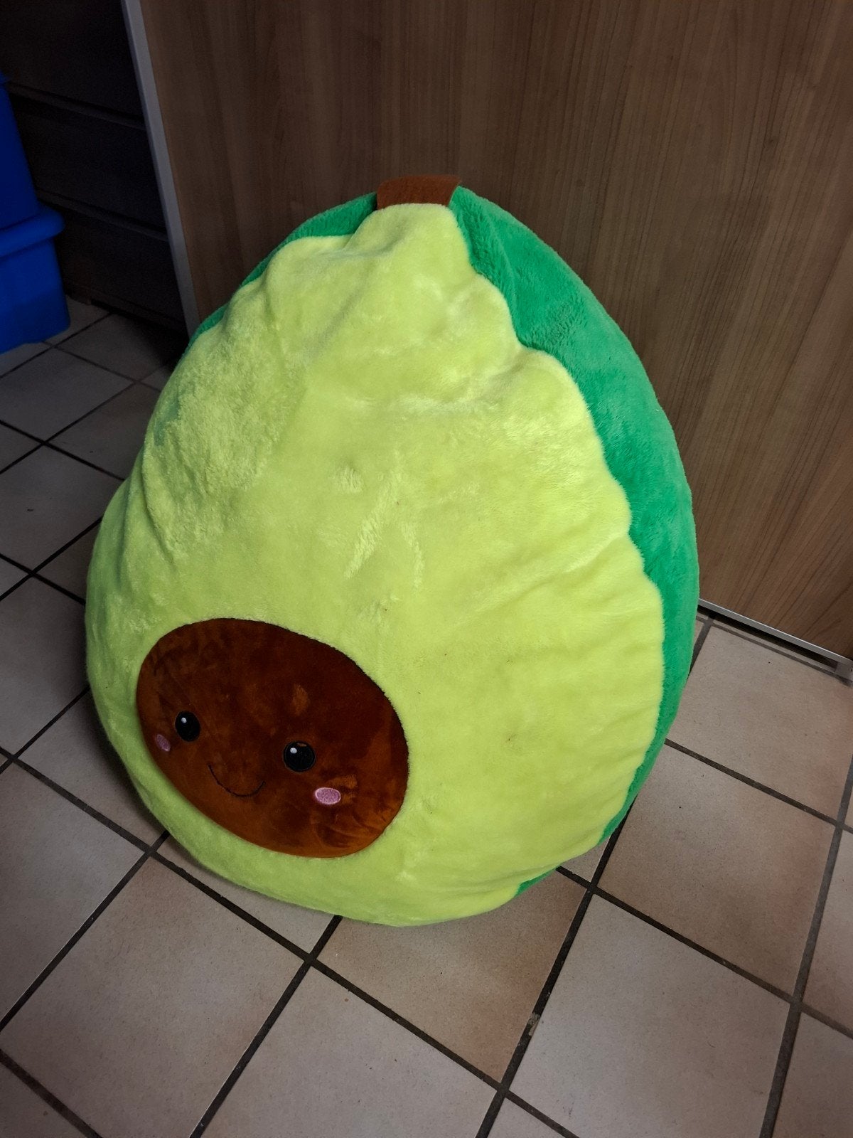 reuzeavocado knuffel/zitzak 75 cm hoog, Kinderen en Baby's, Ophalen, Gebruikt