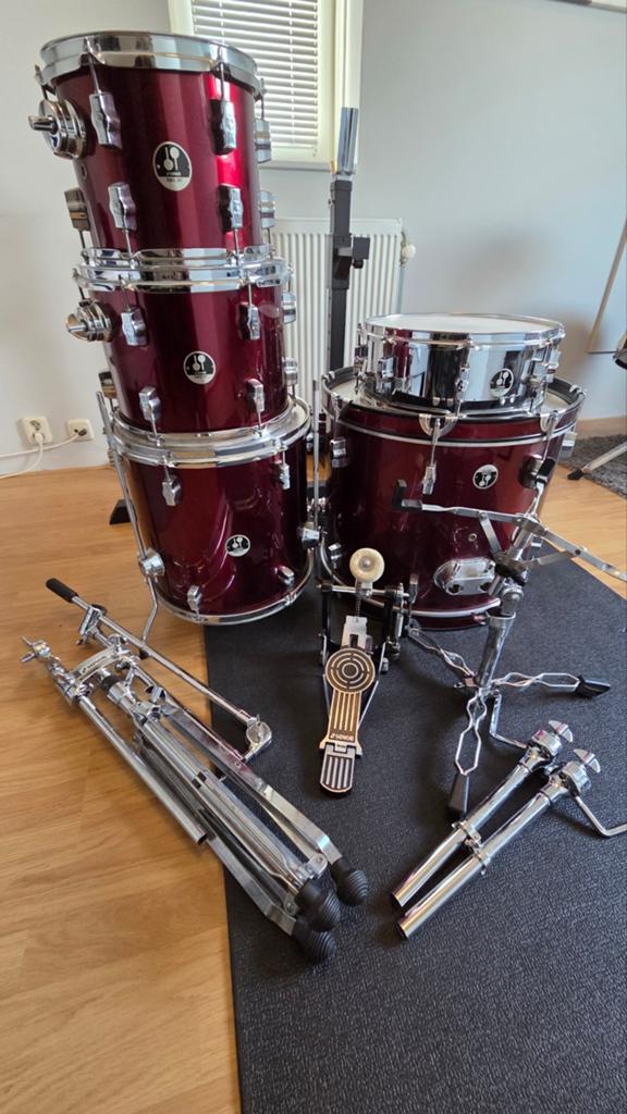 Sonor force 507 shell set, Muziek en Instrumenten, Drumstellen en Slagwerk, Ophalen of Verzenden