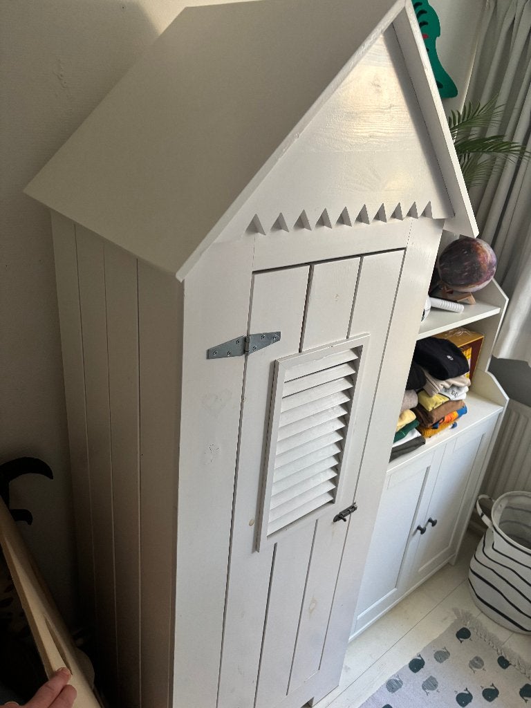 Kledingkast strandhuisje voor kind, Ophalen, Met deur(en), Strad, vakantie, Eikenhout