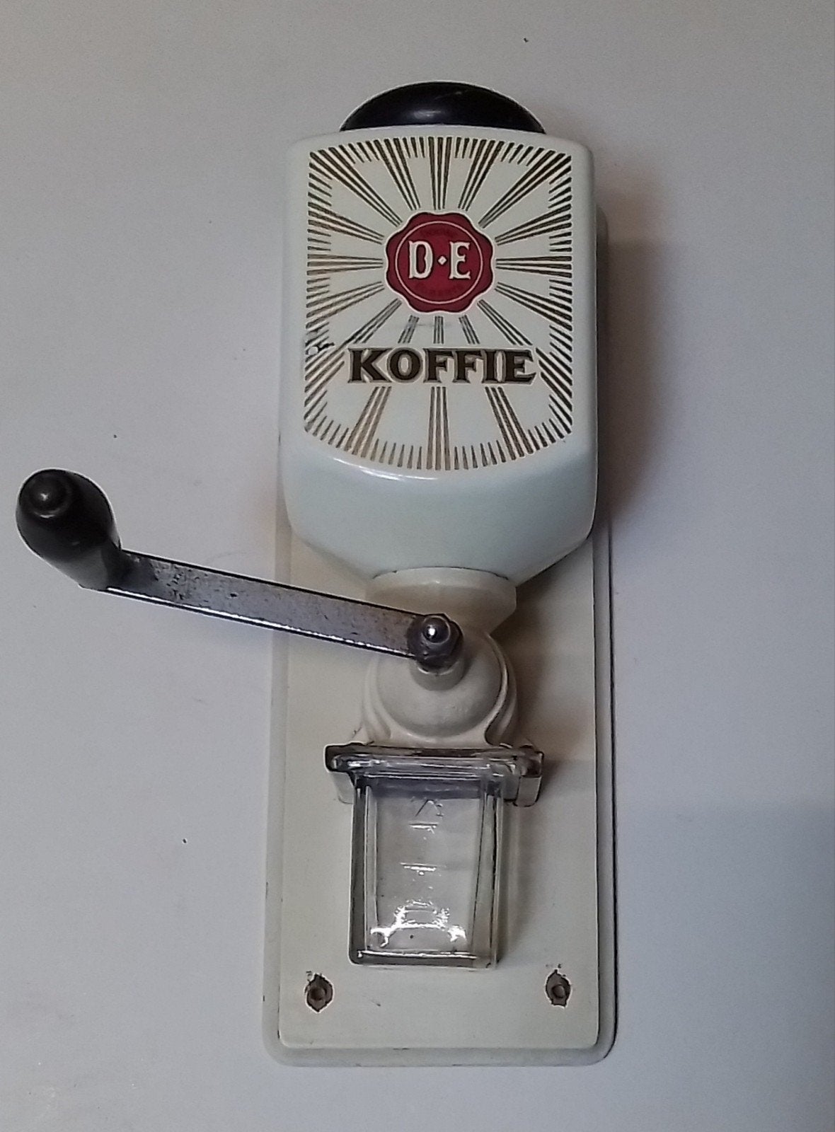 Vintage Douwe Egberts wandkoffiemolen - Jaren '50, Ophalen of Verzenden