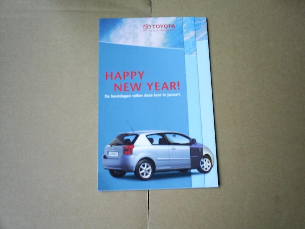 Toyota Corolla [ Happy ] 12 pag., Boeken, Verzenden, Zo goed als nieuw, Toyota