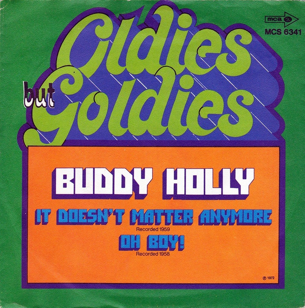 Buddy Holly - It Doesn't Matter Anymore / Oh Boy, Ophalen of Verzenden, Zo goed als nieuw, 7 inch, Pop