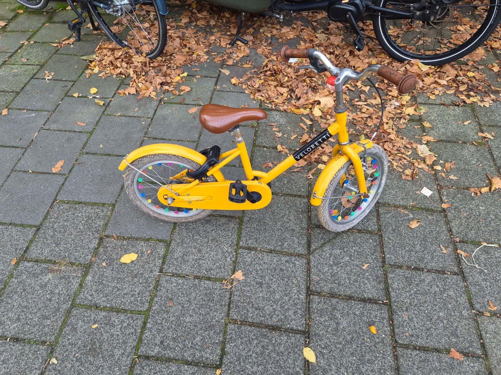 Veloretti kinderfiets 16 inch, Fietsen en Brommers, Ophalen, Terugtraprem, Veloretti, 16 tot 20 inch