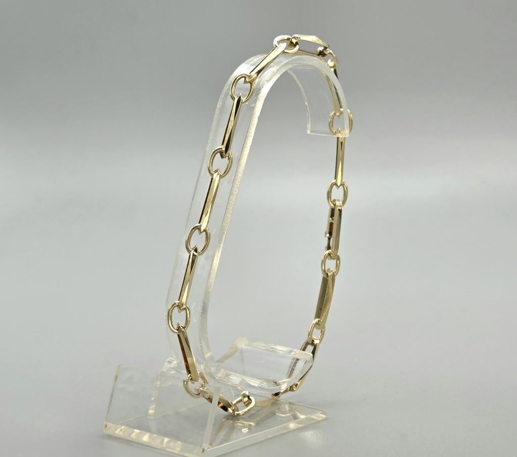 Gouden vintage closed for ever armband. 2026/117