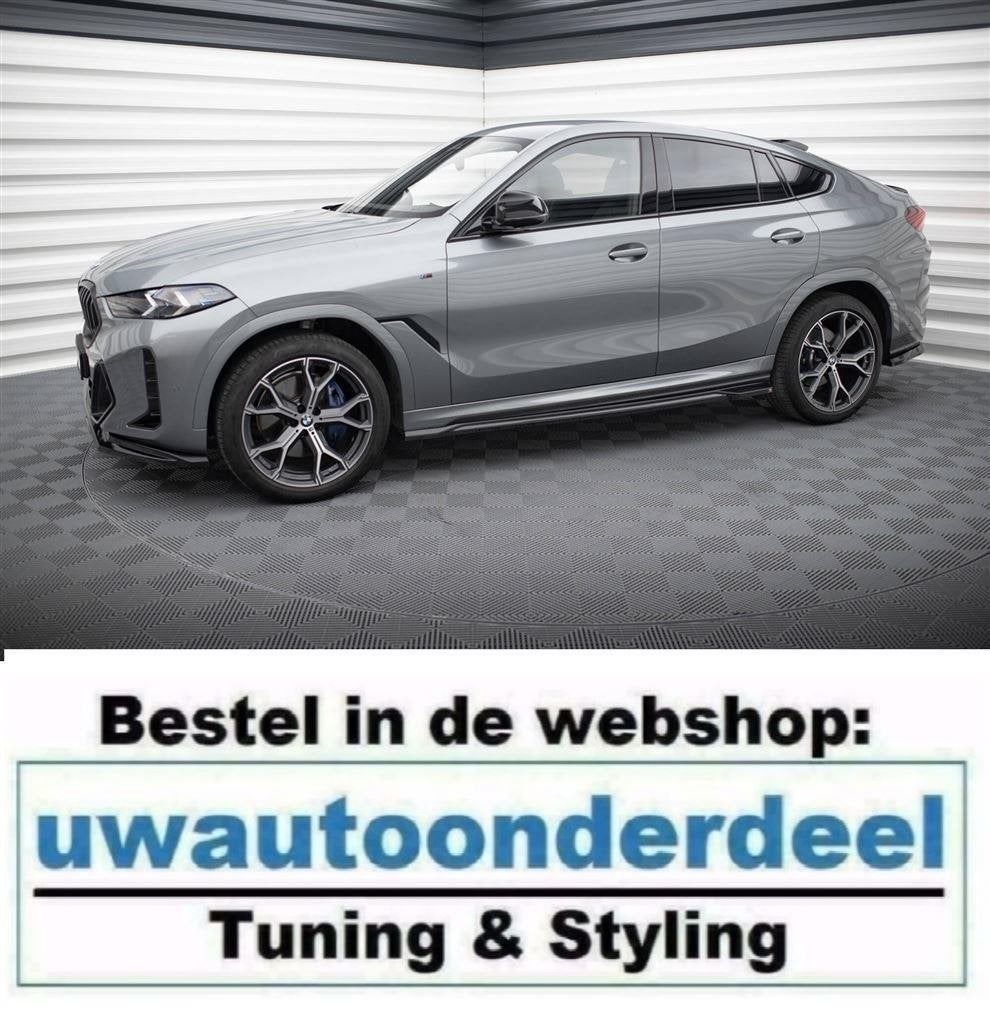 Maxton Design Spoiler Splitter Lip Bmw X6 G06 Facelift, Auto diversen, Tuning en Styling, Verzenden