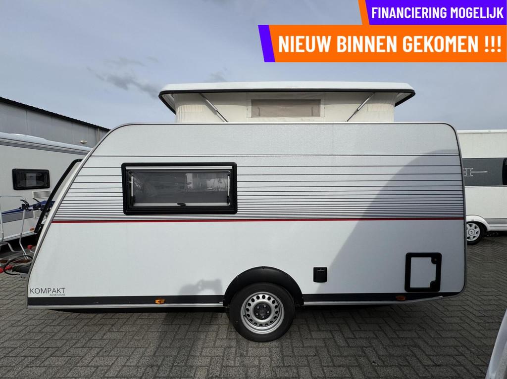 Kip KOMPAKT ADVENTURE 37Kk VLOERVER. LUIFEL, FIETSENDRAGER, Caravans en Kamperen, Caravans, Hordeur, Kip, Tot en met 2, Bedrijf