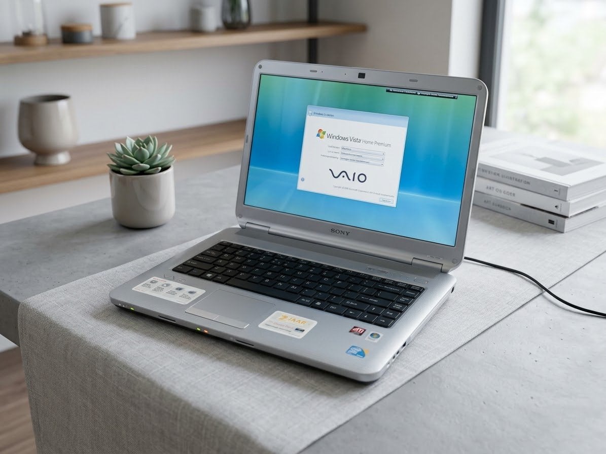 Sony Vaio Laptop (NS-Serie) - Windows Vista, Ophalen, Zo goed als nieuw, 32 GB of minder, 4 GB of minder