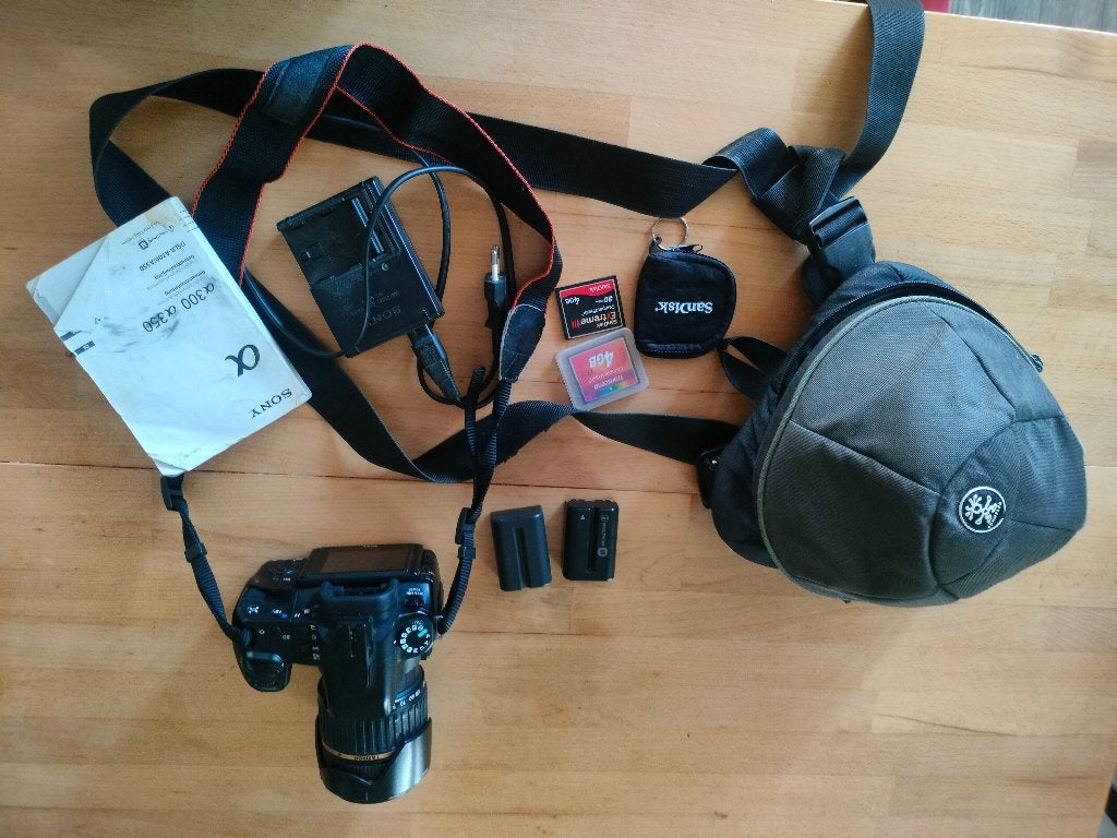 Sony Alpha a300 met Tamron 18-200 lens, Audio, Tv en Foto, Fotocamera's Digitaal, Gebruikt, Spiegelreflex, 10 megapixels, Ophalen of Verzenden