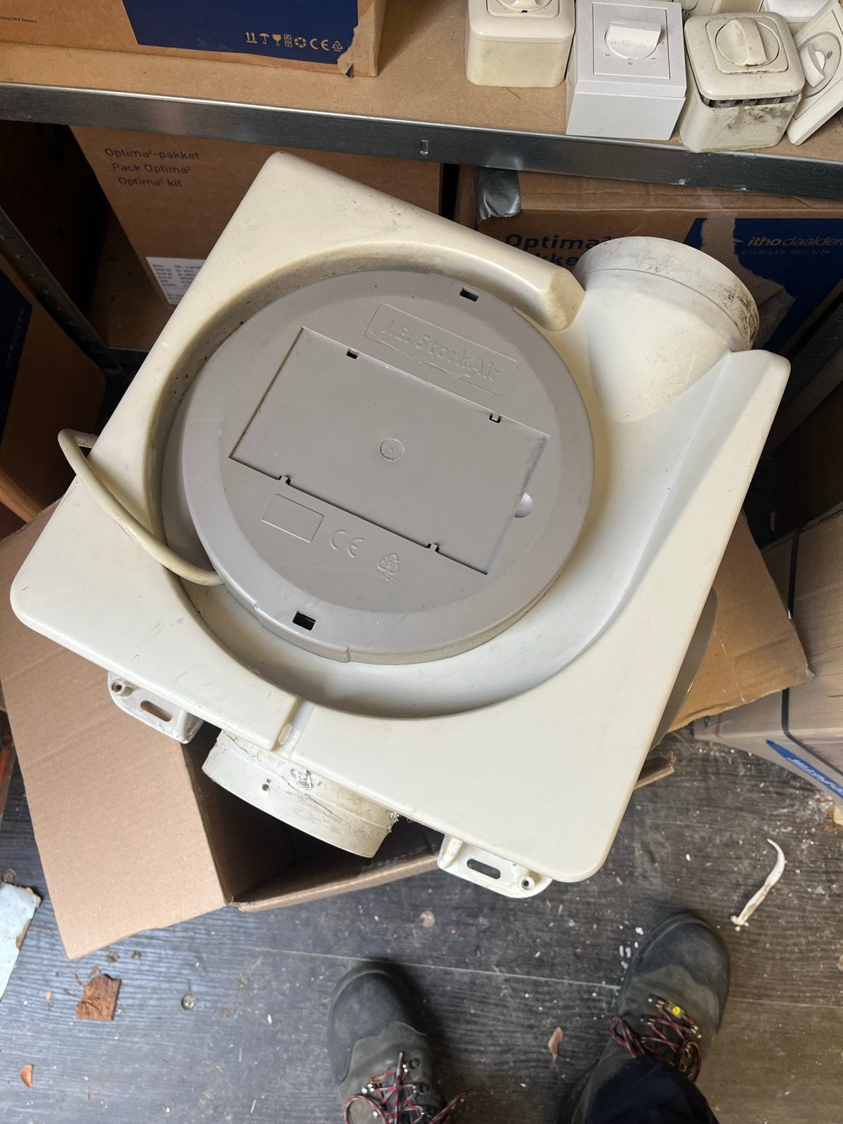 Gebruikte Mechanische Ventilatiebox Stork Air, Ophalen of Verzenden, Gebruikt, Ventilator