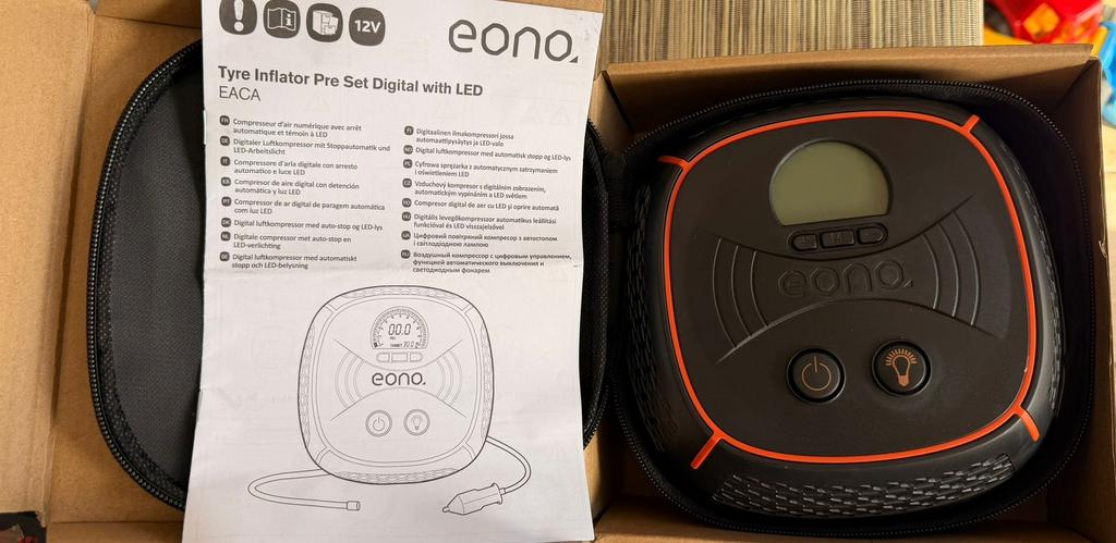 EONO Bandenpomp / Compressor – Nieuw en ongebruikt, Ophalen of Verzenden, Zo goed als nieuw