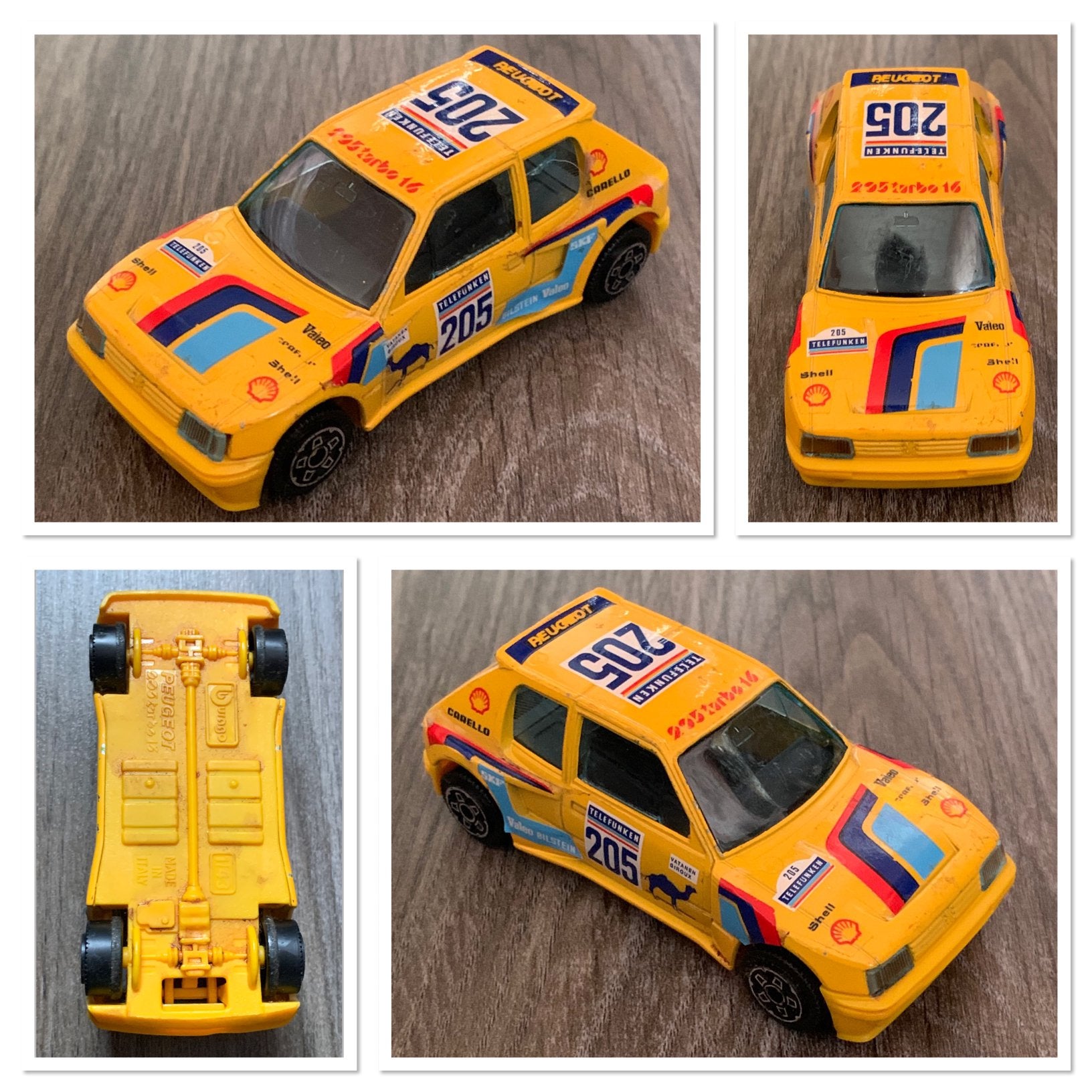 Peugeot 205 Turbo (Burago), Ophalen of Verzenden