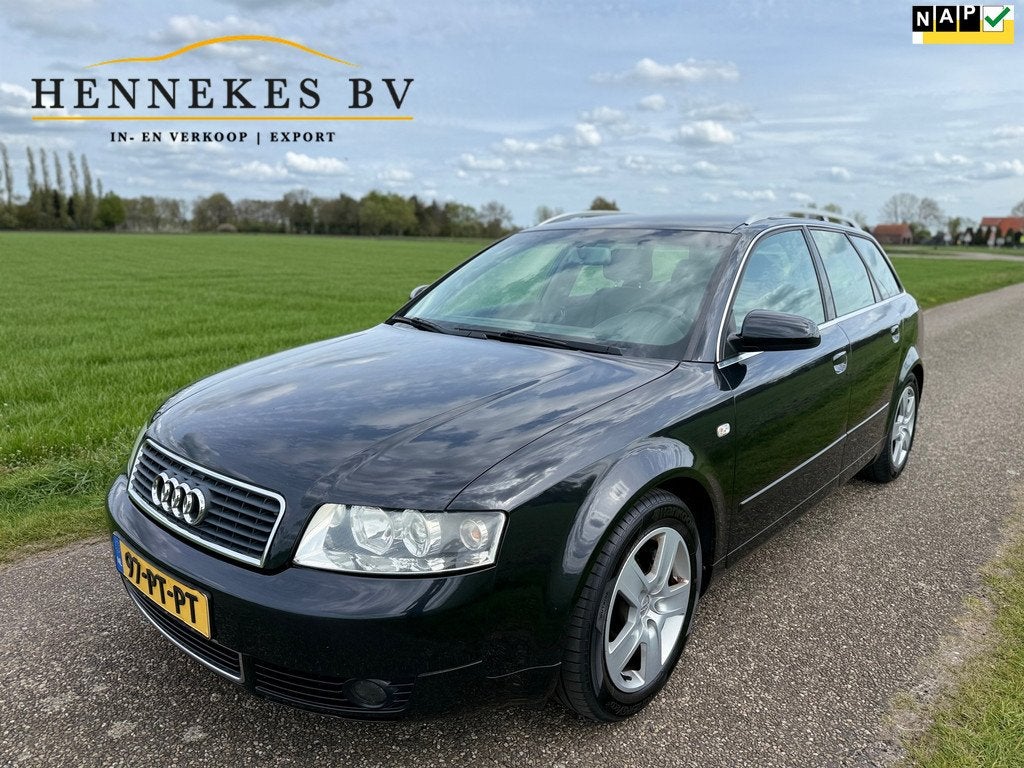 Audi A4 Avant 1.8 Turbo Pro Line nieuwe apk, Auto's, Audi, Voorwielaandrijving, Gebruikt, Zwart, 4 cilinders
