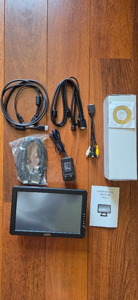Lilliput FA1011-NP/C/T 10.1" monitor (HDMI, VGA, DVI), HDMI, Lilliput, Gebruikt, In hoogte verstelbaar