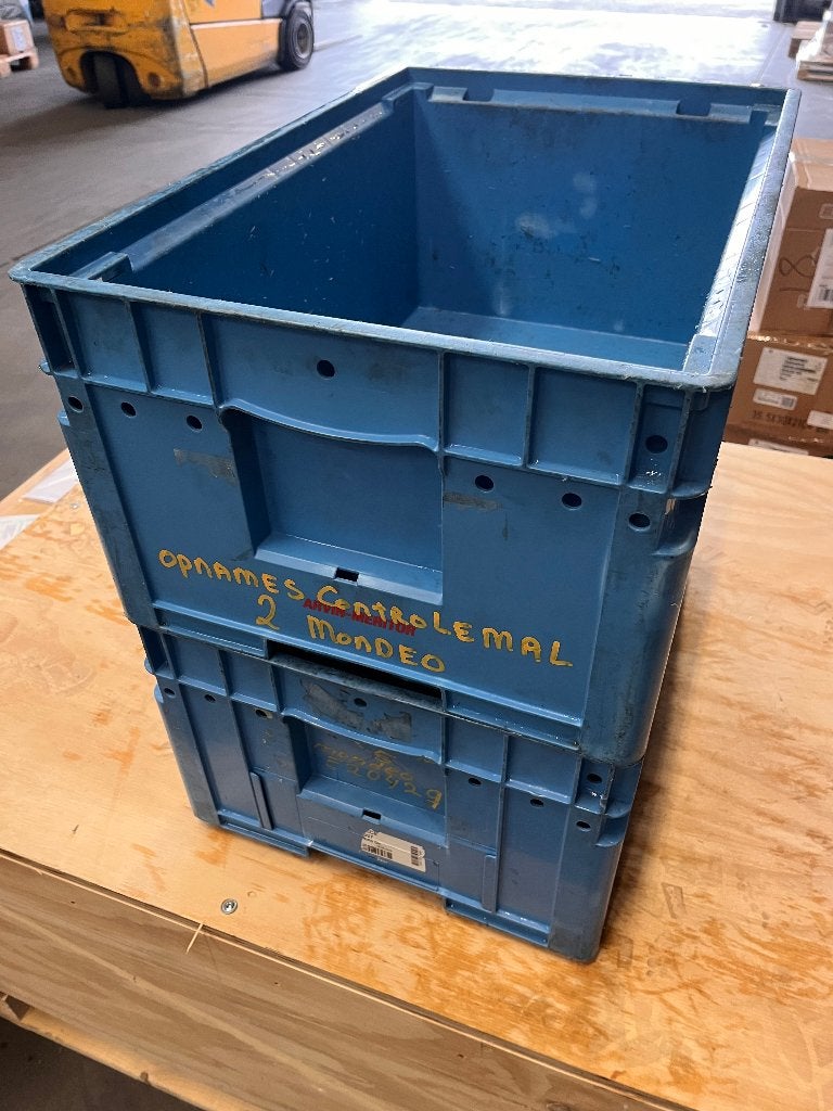 60x40x28cm  Stevige stapelbakken voor opslag, euronorm, Gebruikt, 40 tot 60 cm, 50 tot 75 cm, Bak of Kist