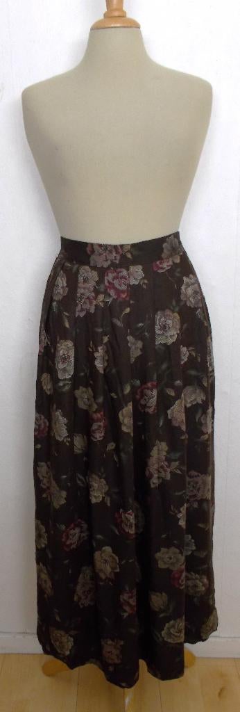 Romantische 100% katoenen bloemen rok van Worthington! 38, Kleding | Dames, Rokken, Maat 38/40 (M), Bruin, Verzenden, Zo goed als nieuw
