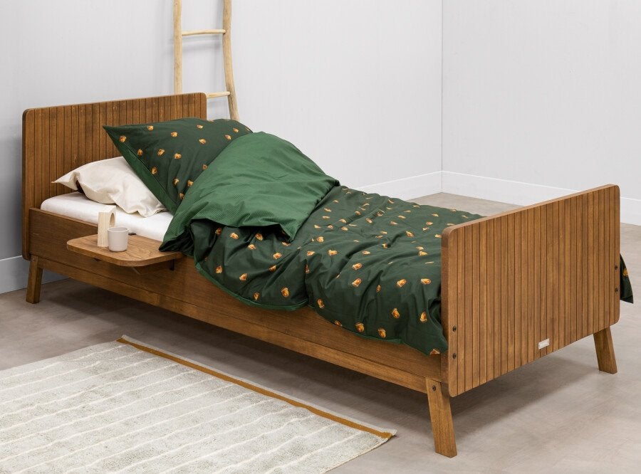 Bopita Senna Bed 90 x 200 + Bedplankje, Ophalen, 85 tot 100 cm, Zo goed als nieuw, Lattenbodem