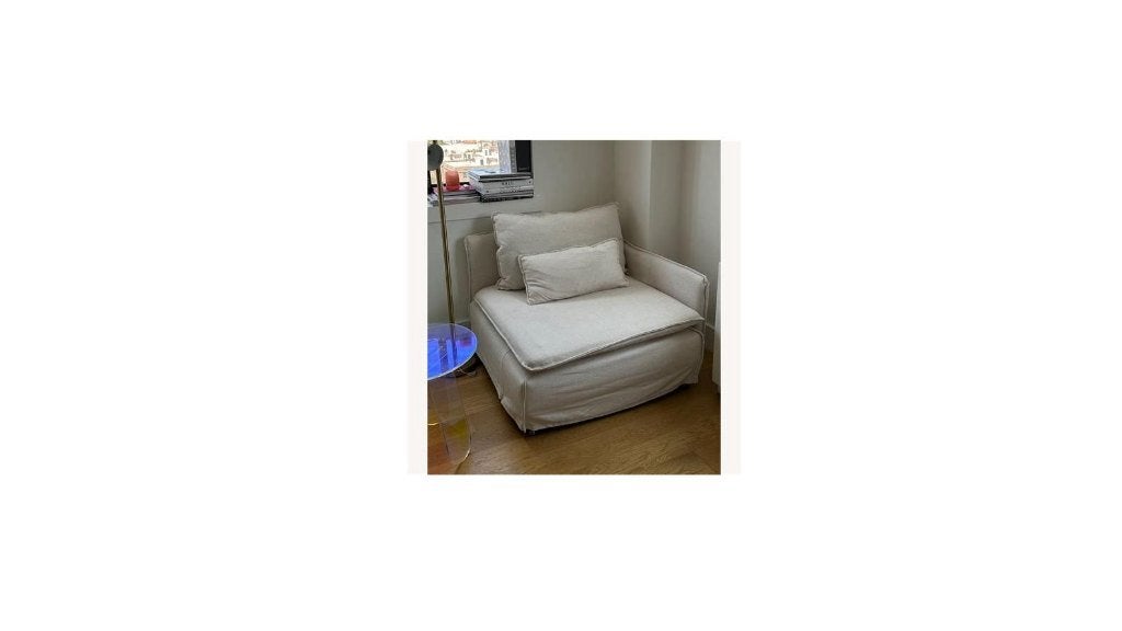 Söderhamn hoek element met  rug & zij-leuning, Ophalen, Eenpersoons, Modern Ikea, 75 tot 100 cm