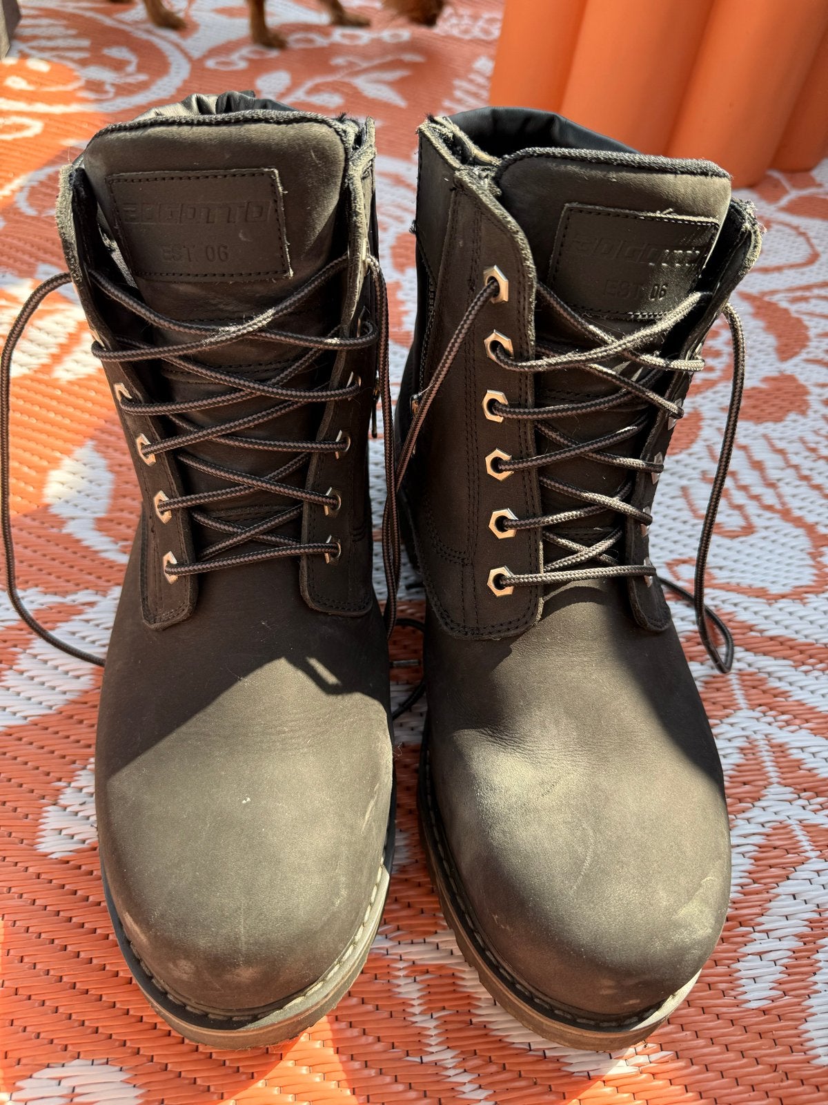 Bogotto motorlaarzen - Maat 45 - Zwart, Zwart, Boots, Ophalen of Verzenden, Zo goed als nieuw
