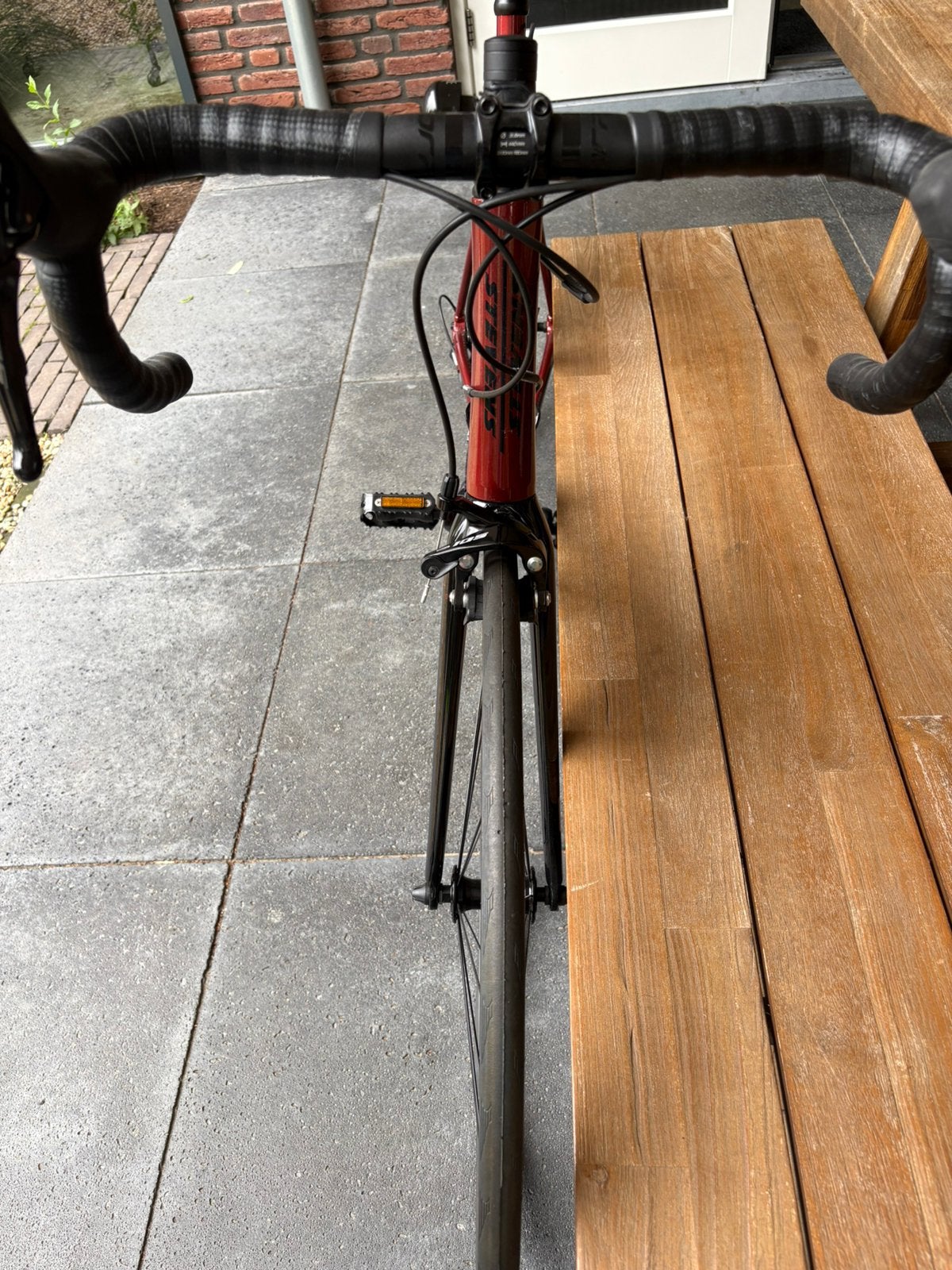 Racefiets Stevens Stelvio, frame 60, kleur Red Currant, 57 tot 61 cm, Meer dan 20 versnellingen, Ophalen, Overige merken