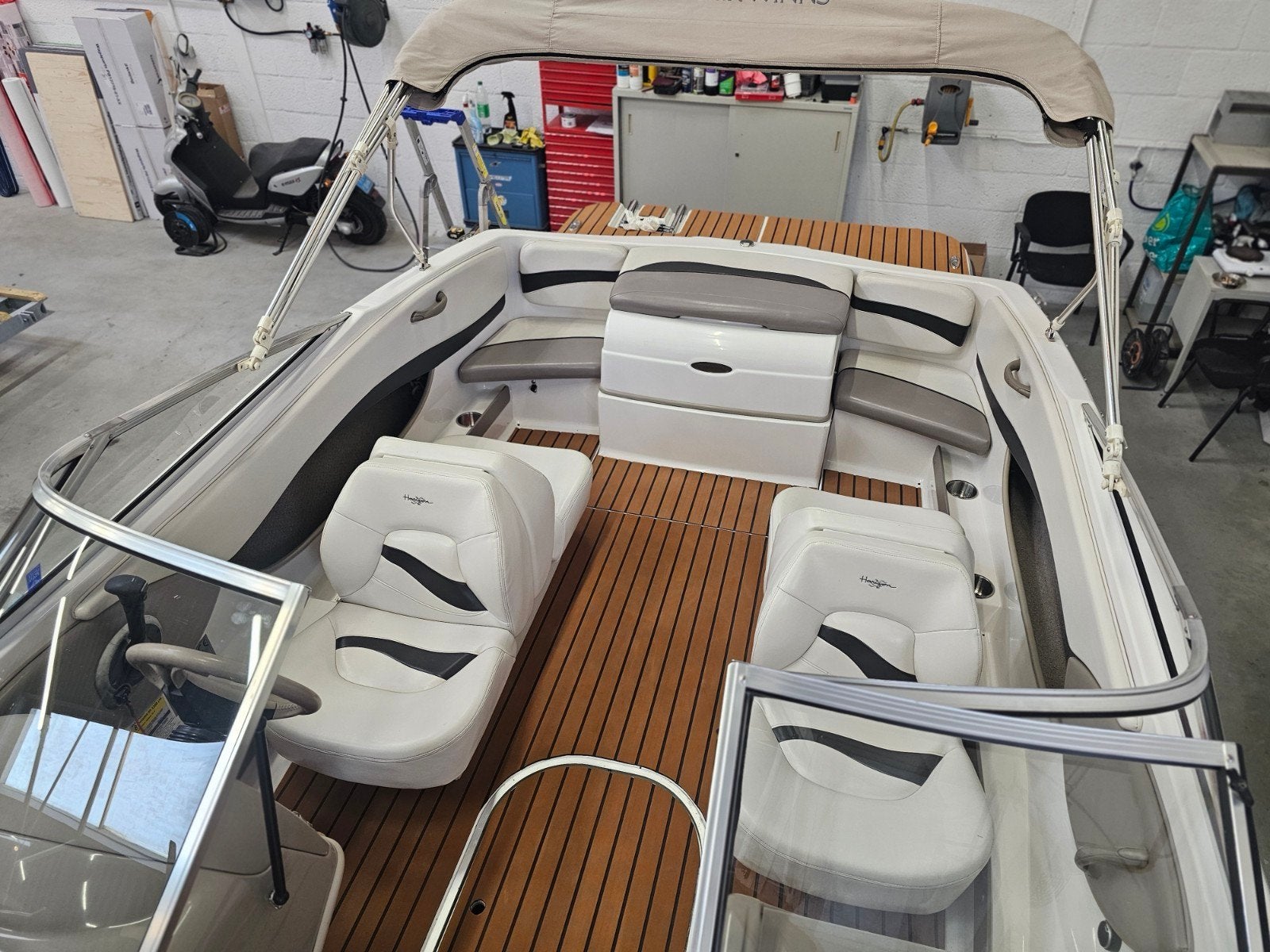 Four winns horizon 1800 ( inclusief trailer met kenteken), Watersport en Boten, Overige merken, Gebruikt, Binnenboordmotor, 120 tot 200 pk