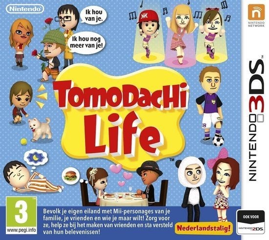 Tomodachi Life - Nintendo 3DS (incl. doosje en boekjes), Spelcomputers en Games, 1 speler, Ophalen of Verzenden, Zo goed als nieuw
