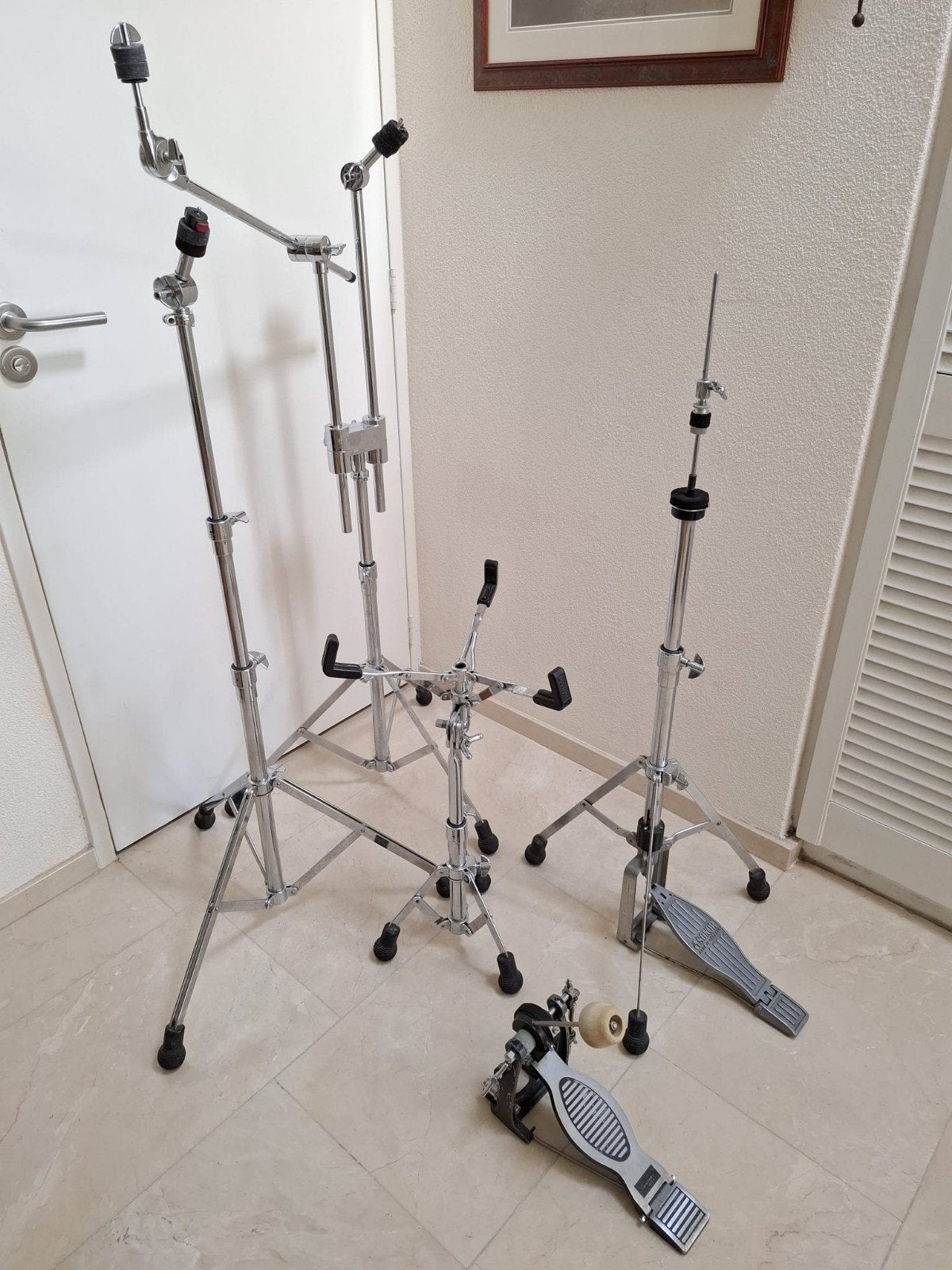 Sonor hardware set pack hardwareset standaards stands drums, Gebruikt, Instrumentstandaard, ., Drums of Percussie