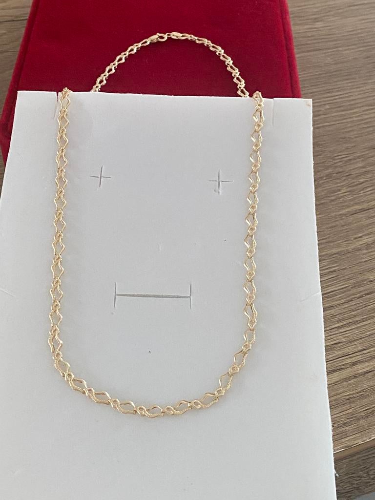 14 karaat gouden ketting gemerkt 585, Ophalen of Verzenden, Nieuw, Goud, Goud