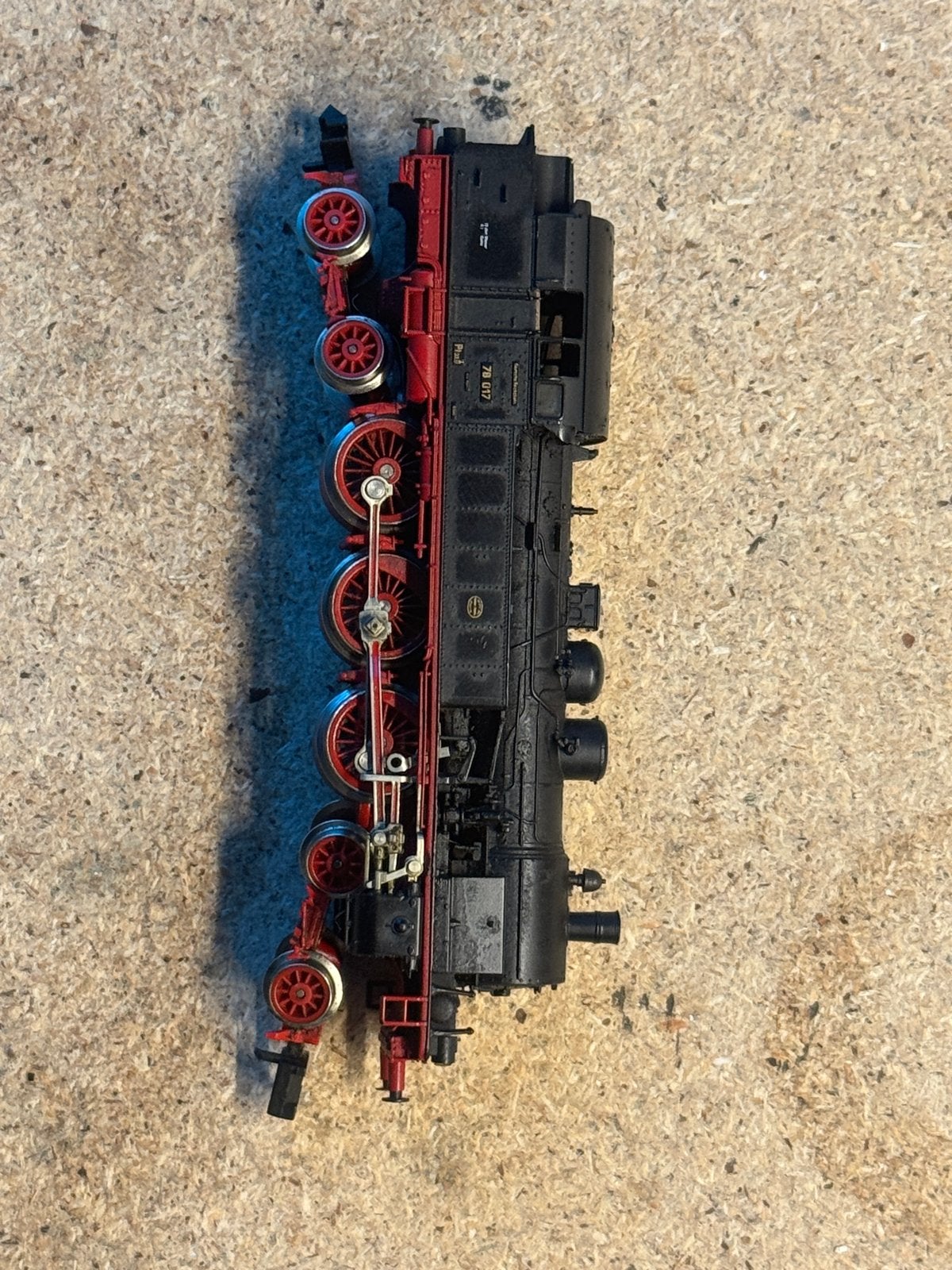 Fleischmann Piccolo BR78 met gebrek | 1/160 N spoor, Gebruikt, Fleischmann, Ophalen of Verzenden, Analoog