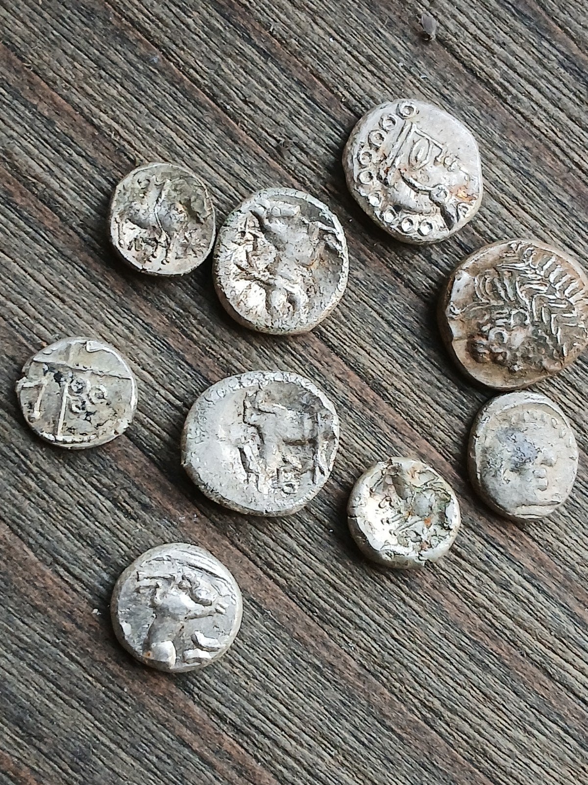 keltische munten zilver kelten, Vóór koninkrijk, Zilver, Overige waardes, Verzenden