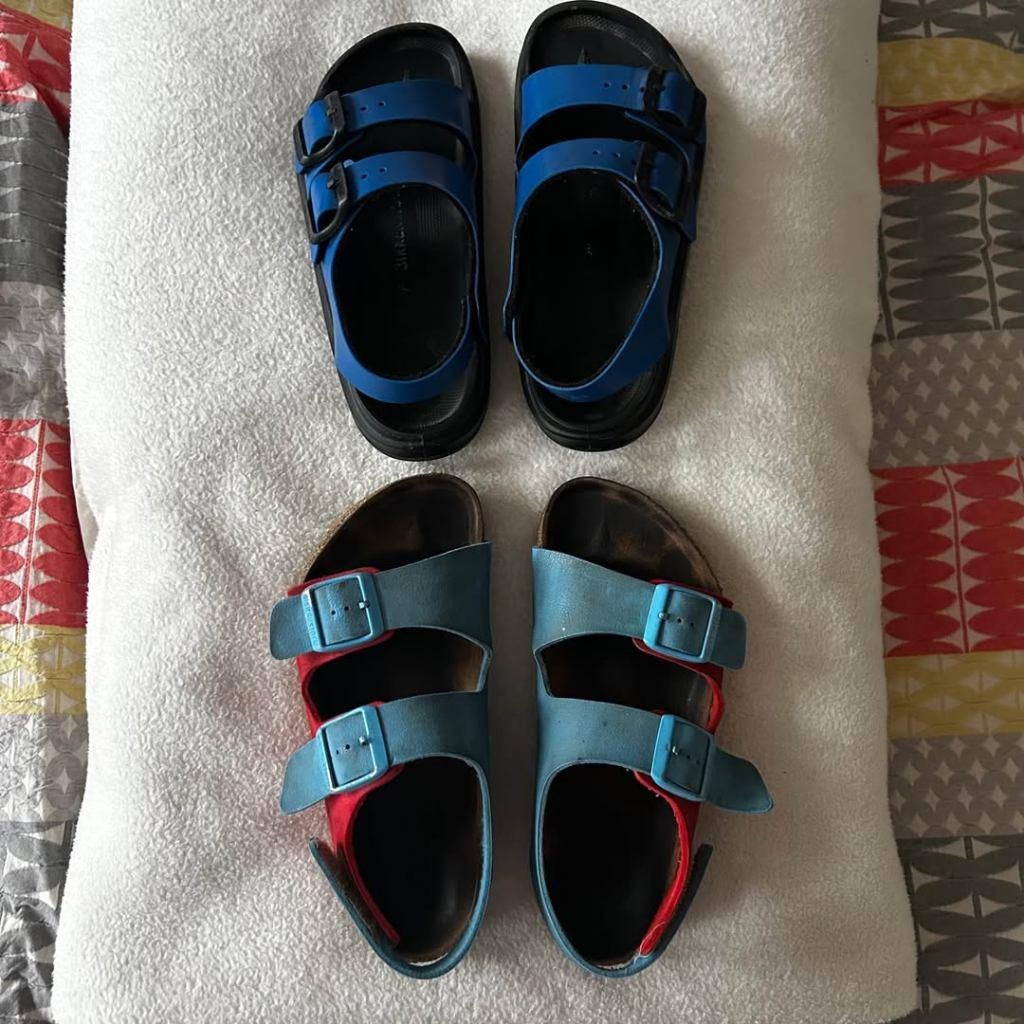 sandals Berkenstock -size 30 & 33 - Unisex, Jongen of Meisje, Schoenen, Ophalen of Verzenden, Zo goed als nieuw
