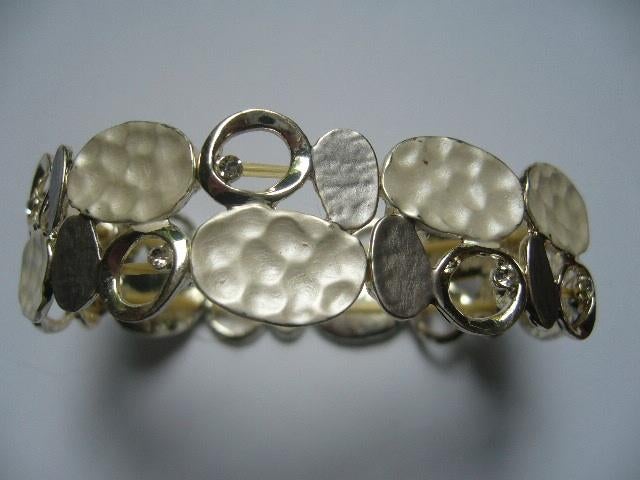 MOOIE VINTAGE REKARMBAND O.A. INGELEGD MET PARELMOER, Verzenden, Overige materialen, Armband