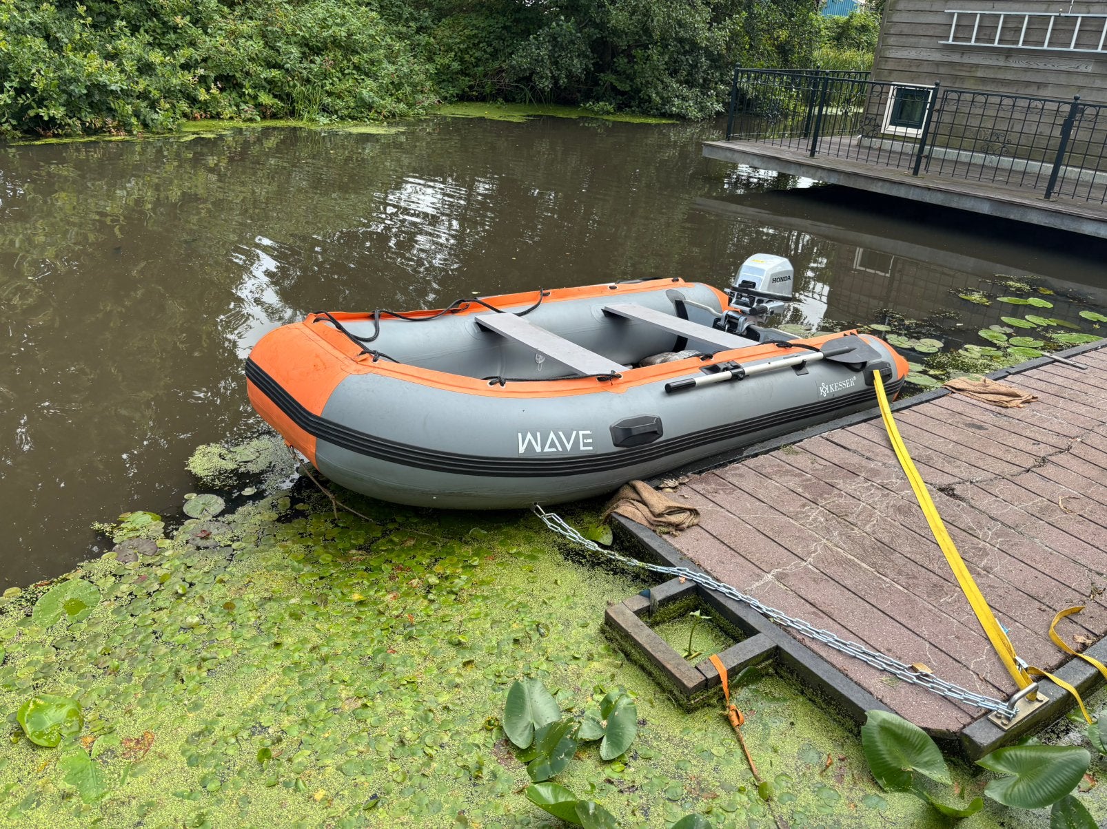 Een mooie boot 5 pk honda, Ophalen, Zo goed als nieuw, Motor en Techniek, Motorboot