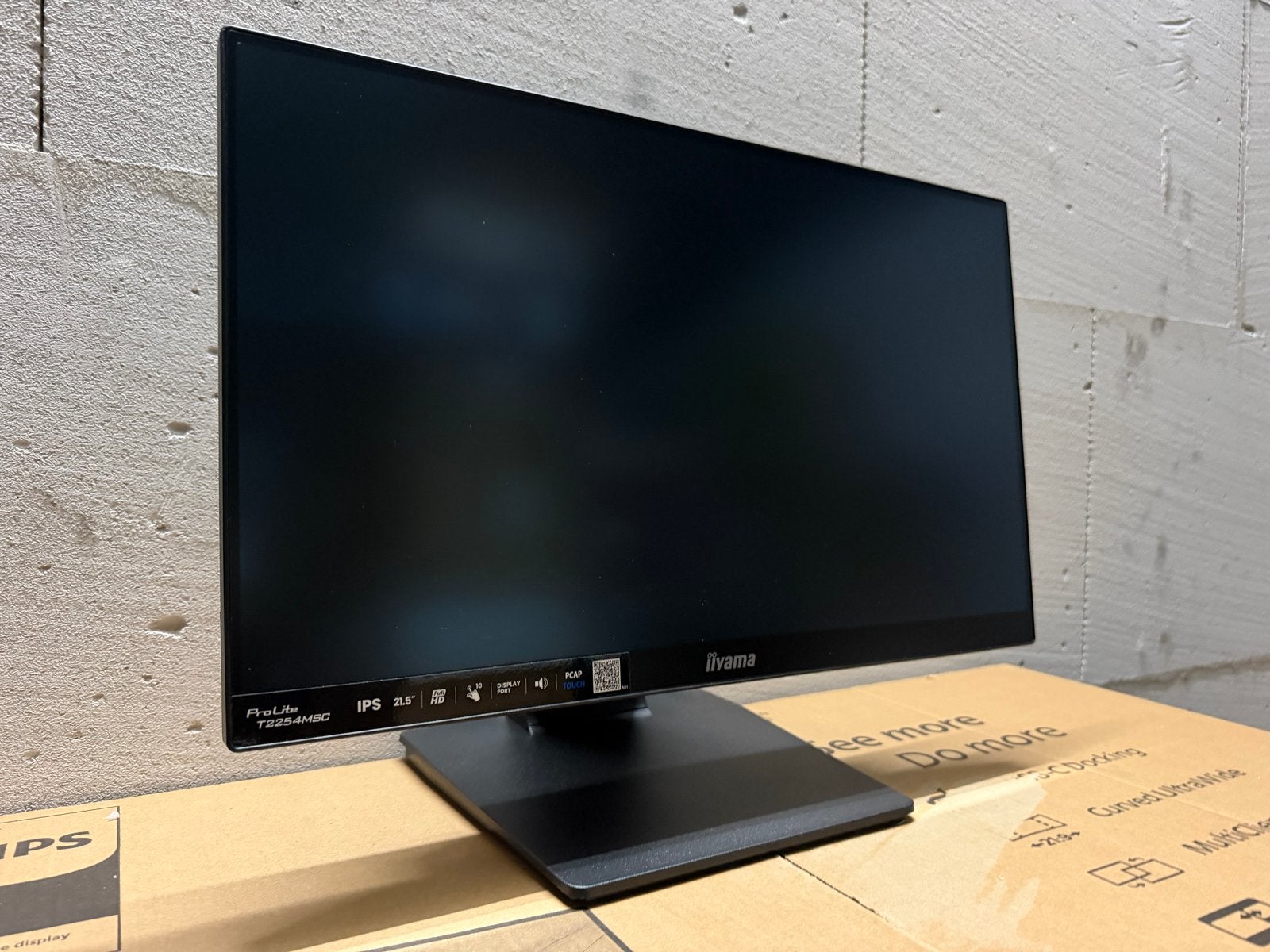 iiyama ProLite T2254MSC IPS Touchscreen Monitor | Retourdeal, HDMI, IPS, Touchscreen, Full HD