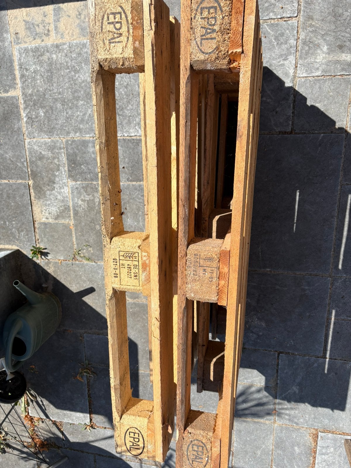 2 originele EPAL Europallets, Ophalen, Gebruikt