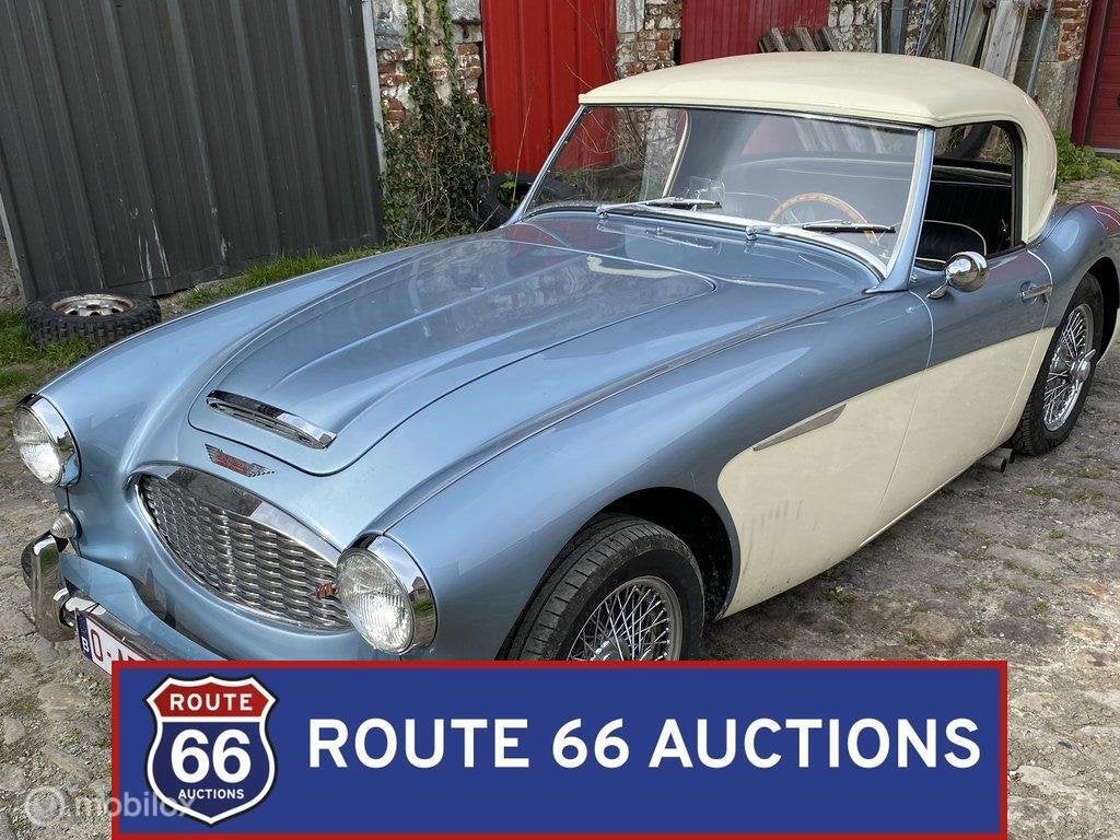 Austin-Healey 100-6 BN4 | 1957 | Route 66 Auctions, Auto's, Austin, Overige carrosserieën, Zwart, Bedrijf