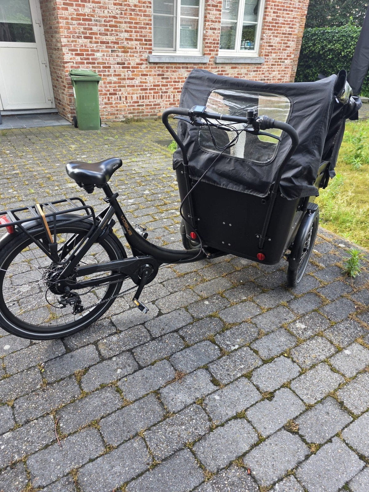 vogue bakfiets, Ophalen