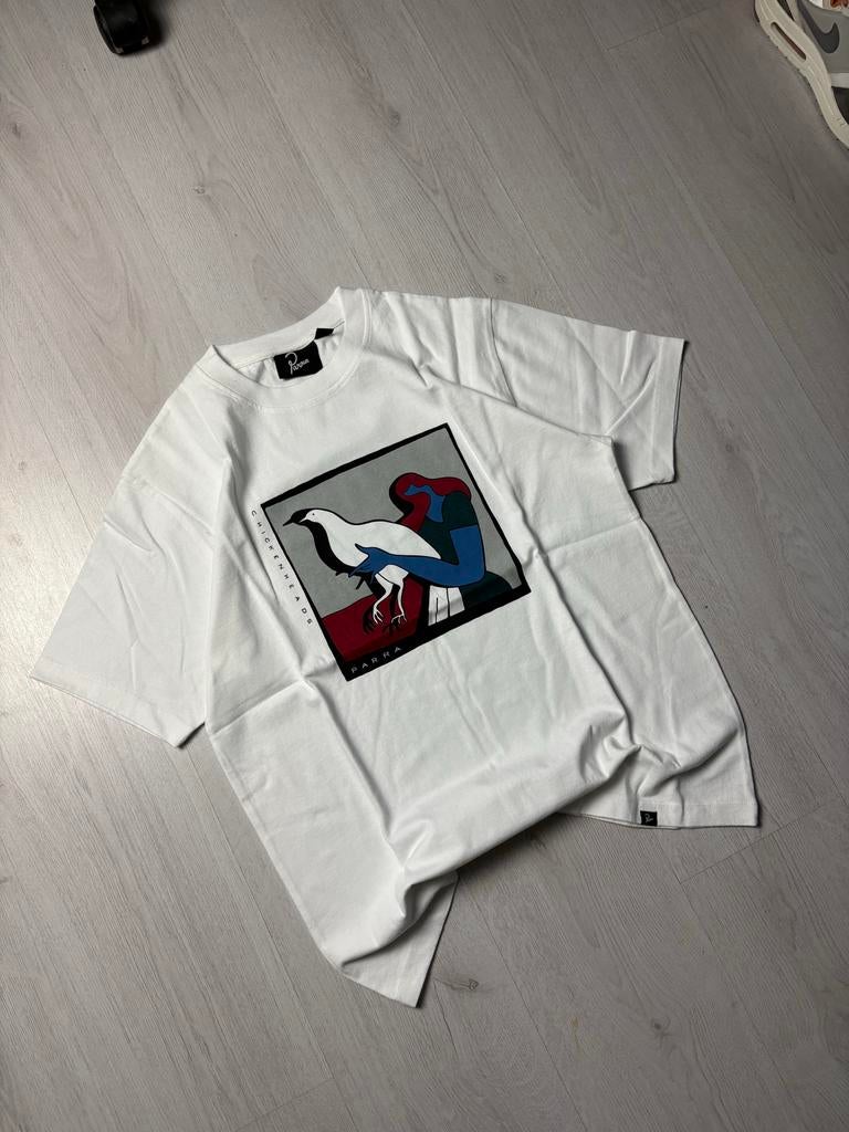 Parra T-shirt - Wit, Maat S, Kleding | Heren, T-shirts, Nieuw, Maat 46 (S) of kleiner, Wit, Ophalen of Verzenden