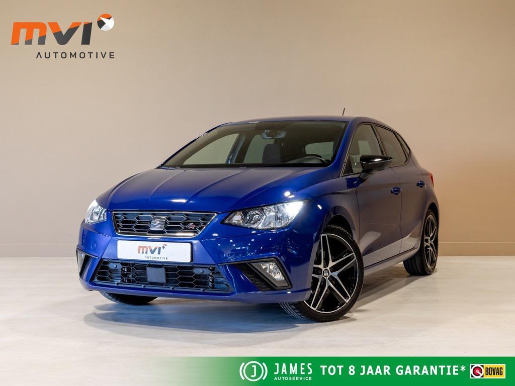 SEAT Ibiza 1.0 TSI FR / 110pk / Apple Carplay / Achteruitrij, Stof, Met garantie (alle), Blauw, Ibiza